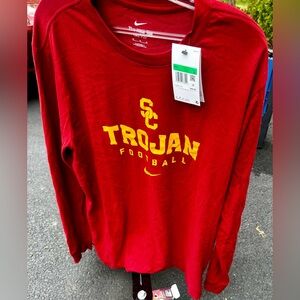 USC Football Nike NWT Long Sleeve T-Shirt - XL